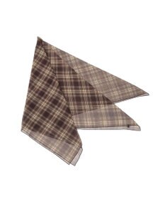 earth music&ecology チェックスカーフ