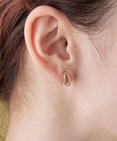 Phoebe 【金属アレルギー対応】【痛くないシリーズ】ダブルフープライトフィットイヤリング ローズゴールド