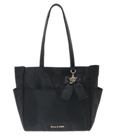 Maison de FLEUR 撥水加工リボンチャームマルチポケットトートM