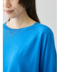 AMERICAN HOLIC ＵＶカットラグラン５分袖ニットプルオーバー