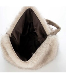 UNBILLION カシュカシュ cachecache / リボンワンハンドルエコファービッグバッグ