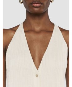 JOSEPH プリーツジャガード　タイウエストコート