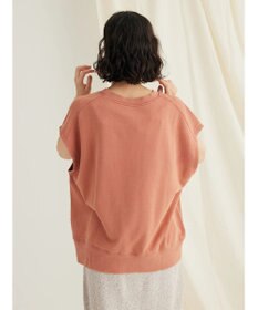 CRAFT STANDARD BOUTIQUE ミニ裏毛　パウダー加工　２ｗａｙクラックＰＴベスト