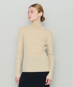 JOSEPH 【洗える】ウールリブ　ハイネックニット