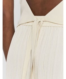 JOSEPH プリーツジャガード　タイウエストコート