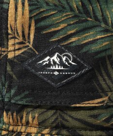JOSEPH ABBOUD MOUNTAIN 【折り畳み可】ジャングルリーフプリント ポケッタブルバケット ハット