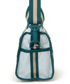 LeSportsac MINI DUFFEL CROSSBODY/スペクテイタークリアスカイ/ティール