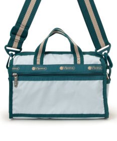 LeSportsac MINI DUFFEL CROSSBODY/スペクテイタークリアスカイ/ティール