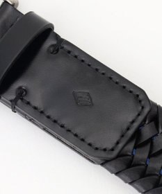 JOSEPH ABBOUD 【キングサイズ・伸びる/日本製】ストレッチレザー ベルト