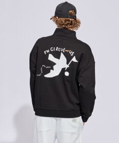 PW CIRCULUS 【MEN】ハーフジップ 裏毛スウェットトップス ゴルフ