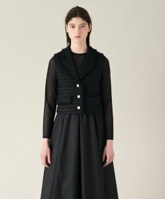 GRACE CONTINENTAL ツイードベスト