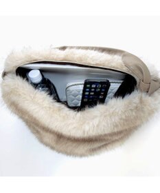 UNBILLION カシュカシュ cachecache / リボンワンハンドルエコファービッグバッグ