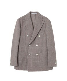 DAKS マイクロブークレーダブルブレストチェックジャケット