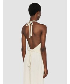 JOSEPH プリーツジャガード　タイウエストコート