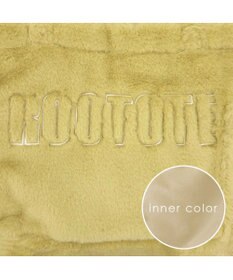 ROOTOTE 3637【ふわふわ】SC.スクエア.ファー.ロゴ-A