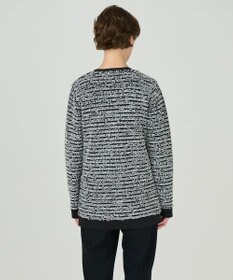 GRACE CONTINENTAL ツイードバイカラーニットカーディガン