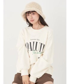 earth music&ecology アソートロゴスウェット