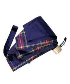 +RING 【UVカット90%以上】【数量限定】レディース向け  晴雨兼用折傘 53cm NVY-CHK T1254