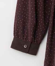 J.PRESS LADIES 【洗える】フェミニッシュパウダー dots ワンピース