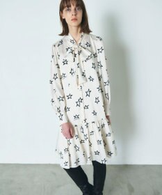 GRACE CONTINENTAL スタープリントミニワンピース