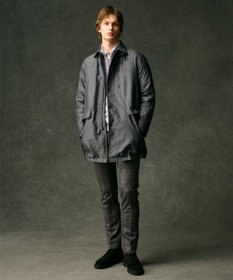 JOSEPH ABBOUD 【キングサイズ・暖か/軽量】カシミヤブレンド ハーフジップ ニット