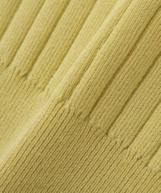 YECCA VECCA 【マシンウォッシャブル】ノースリーブリブニット