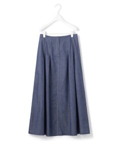 ICB L 【洗える】PlaX コットンソフトデニムスカート