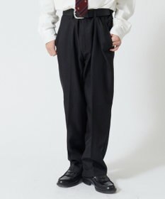 WEGO 【SCHOOLITEM】メンズスクールセミワイドスラックス