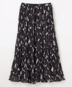 ANY アートドットプリントスカート