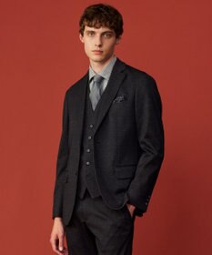 JOSEPH ABBOUD 【ストレッチ/多機能レジャージャケット】ツィーディージャージー ジャケット