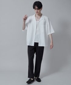 WEGO 【ユニセックス着用アイテム/手洗い可/SETUP可/ウエストゴム】リネンレーヨンイージーパンツ