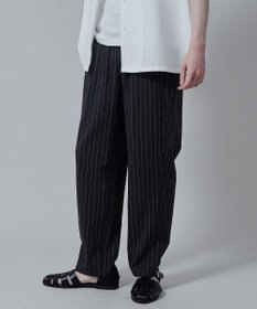 WEGO 【ユニセックス着用アイテム/手洗い可/SETUP可/ウエストゴム】リネンレーヨンイージーパンツ