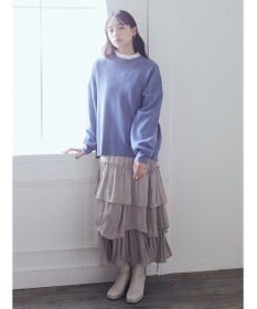 earth music&ecology ランダムティアードスカート