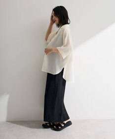 Green Parks 【WEB限定】開襟シアージャケット風シャツⅡ