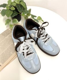 WEGO ダブルシューレースローカットスニーカー