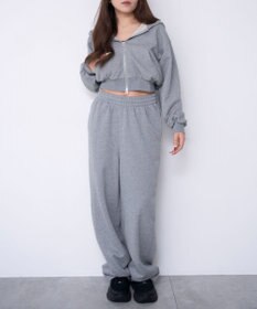 WEGO ショートZIPパーカー