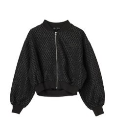 Green Parks ・ＳＵＧＡＲ　ＳＰＯＯＮ　エンボスチェックブルゾン