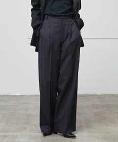 BEIGE， 【洗える】LAVAL / ワイドタックパンツ