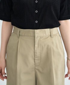 earth music&ecology タックハーフパンツ