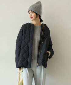 UNFILO 【自宅で洗濯OK / 軽量で暖かい】TAIONコラボ キルティングブルゾン