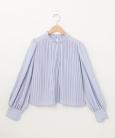 SHARE PARK LADIES プリーツジョーゼットブラウス