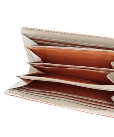 LANVIN en Bleu リム Lファスナー長財布