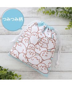 Mother garden しろたん 巾着 18×20cm 《つみつみ柄》 【単品】