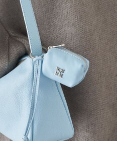 russet カラビナ付き レザーミニポーチ型チャーム(Z-220)