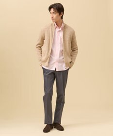J.PRESS MEN ギマコットンフルジップ カーディガン