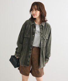 Green Parks キレイ目ロゴ長袖Ｔシャツ