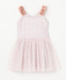 ANY KIDS 花柄チュールワンピース水着