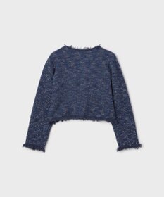 GRACE CONTINENTAL ツイードニットカーディガン