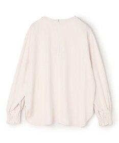 UNFILO ドレープサテンブラウス