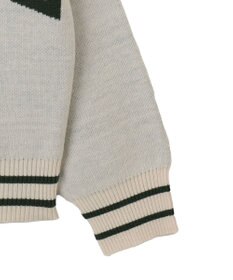 WEGO 【ユニセックス着用ITEM】ラインリブゲームロゴプルオーバー